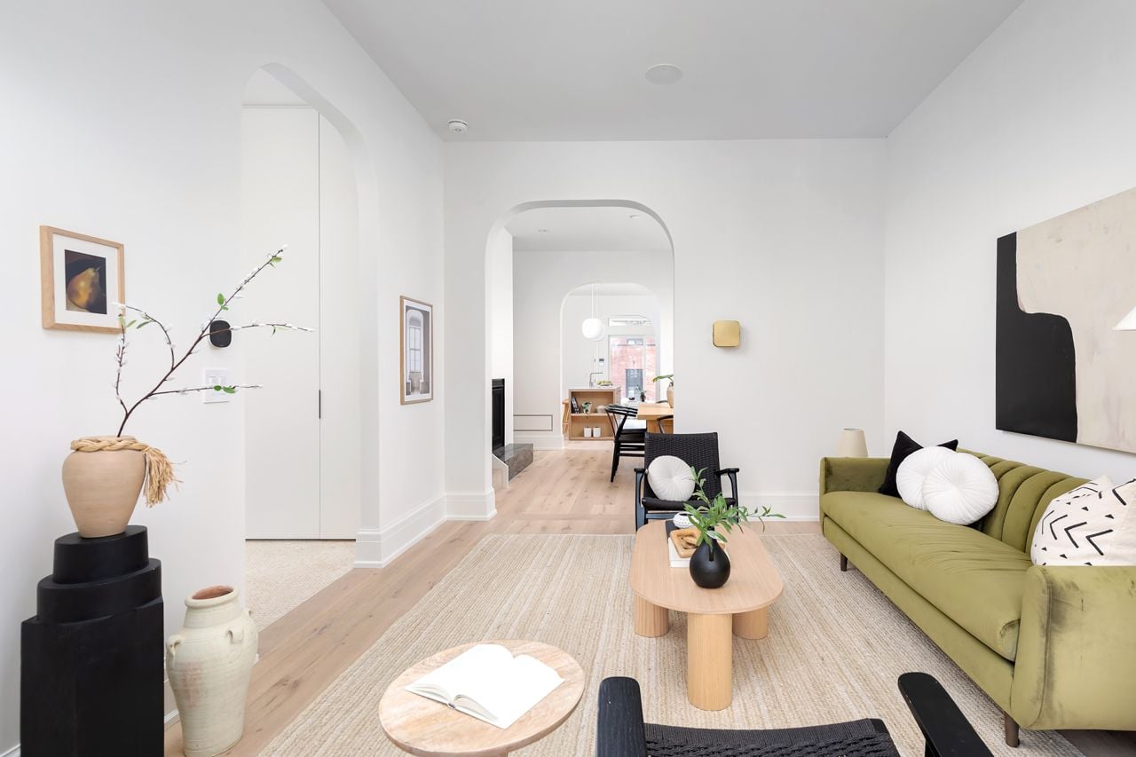 toronto-life-real-estate-bellwoods-victorian-semi-house-foxley-2 $4.4 million for a Bellwoods Victorian with an iron gate and a forest's worth of oak