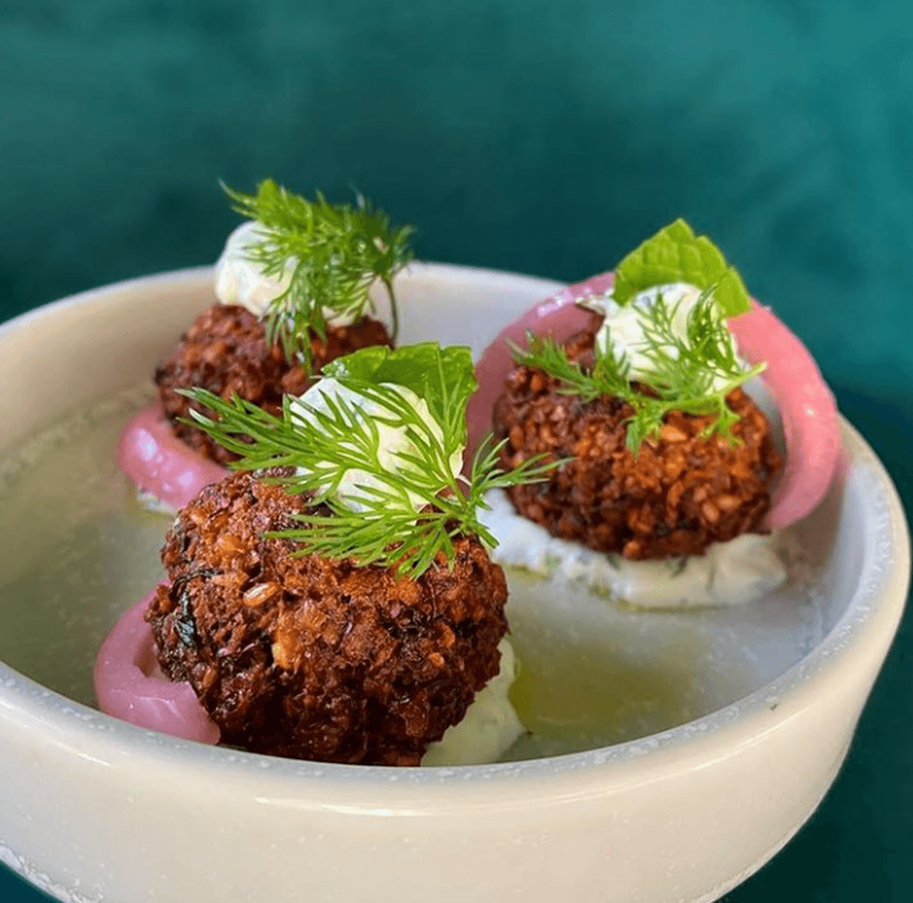 The falafel bites at Bar Reyna