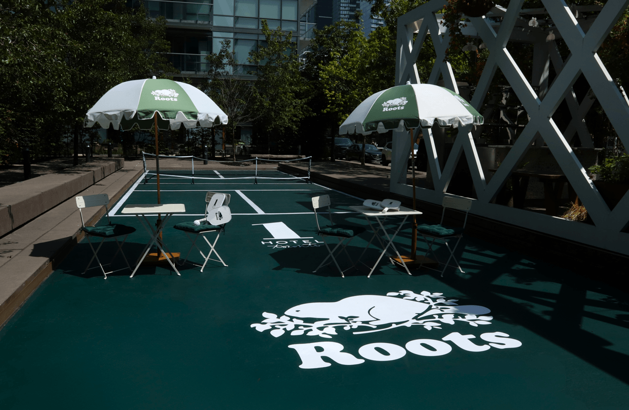1 Hotel has launched free pop-up pickleball courts