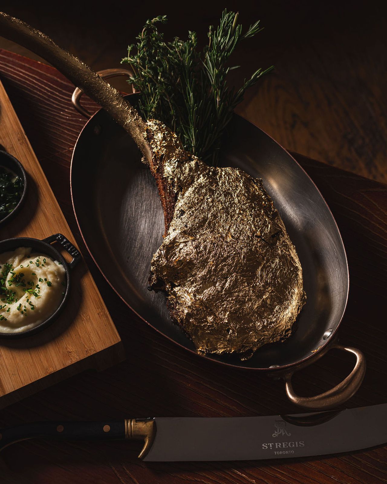 A tomahawk steak