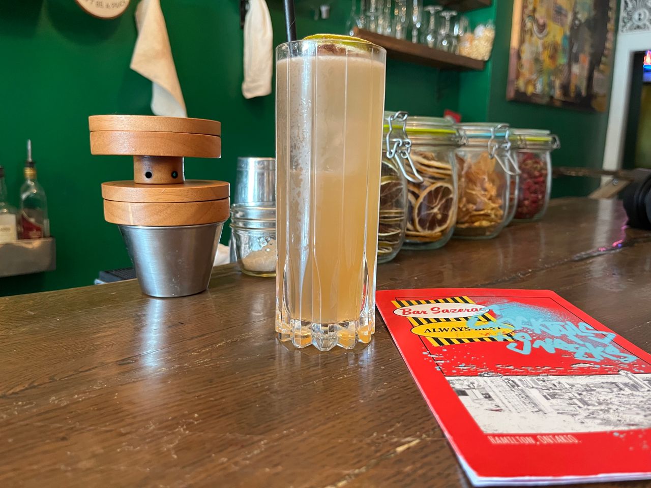 The Quebec 82 cocktail at Bar Sazerac