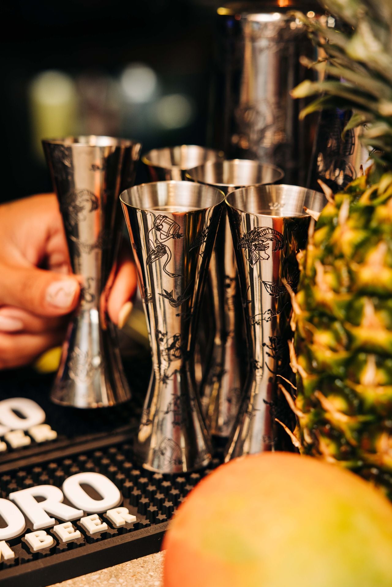 Engraved shot glasses