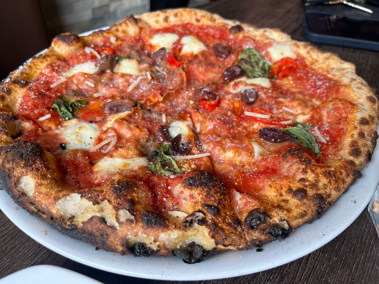The Diavola pizza at Monte Bianco in Toronto