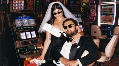 Inside an ultra-kitsch Vegas elopement