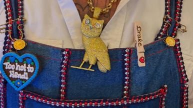 Why was Drake wearing Chanel lederhosen?