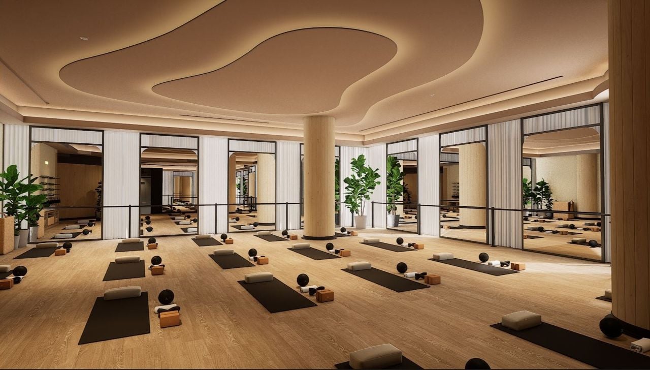Yoga studio at Avant