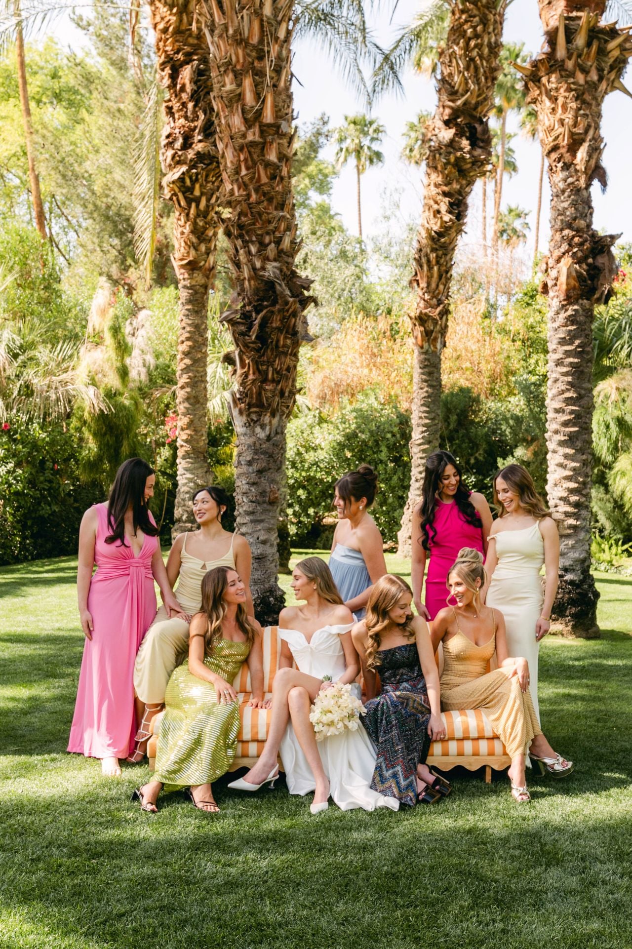 Real Weddings: Inside a colourful Palm Springs celebration