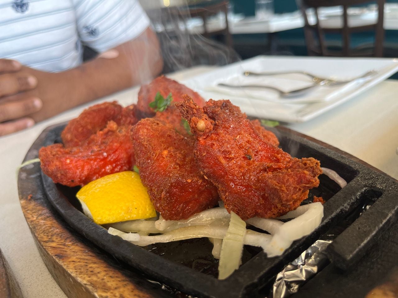 A tray of Lahori fish
