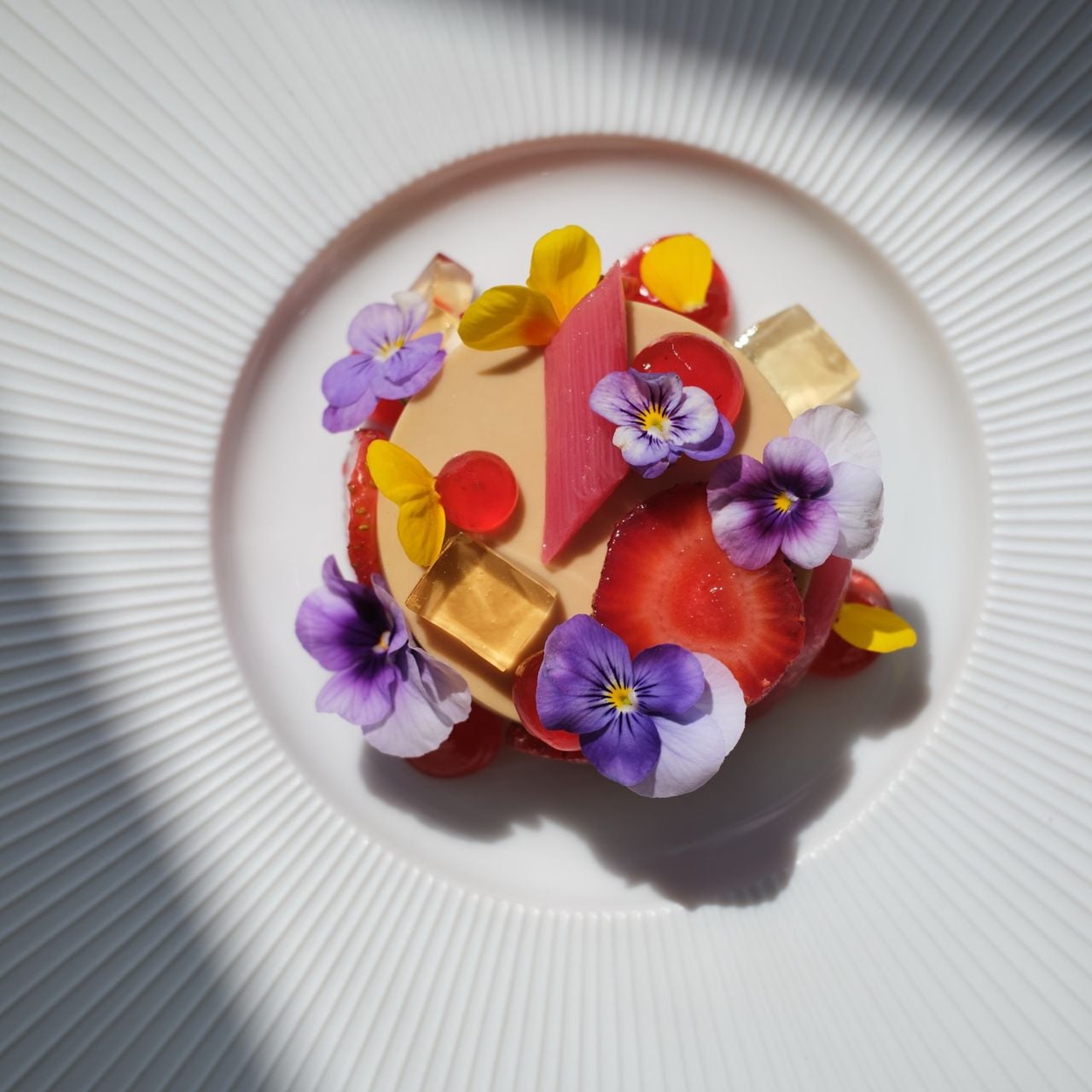 A foie gras dish at Langdon Hall in Cambridge, Ontario