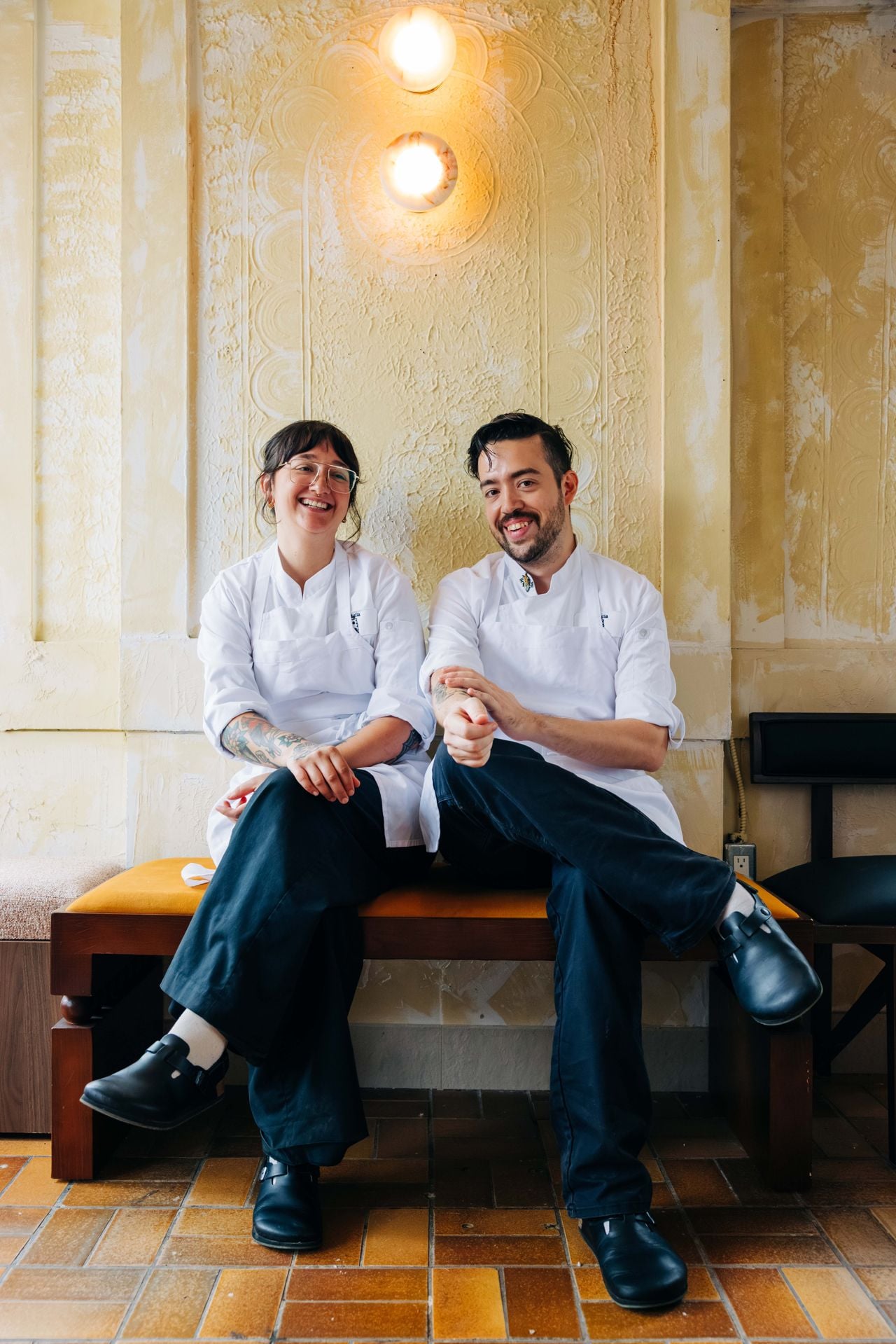 Chefs Ashley and Aldo Camarena
