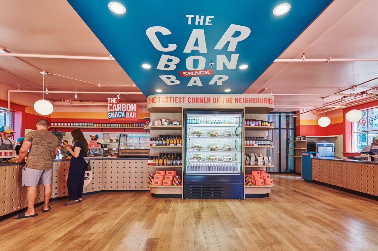 Inside The Carbon Snack Bar on King West