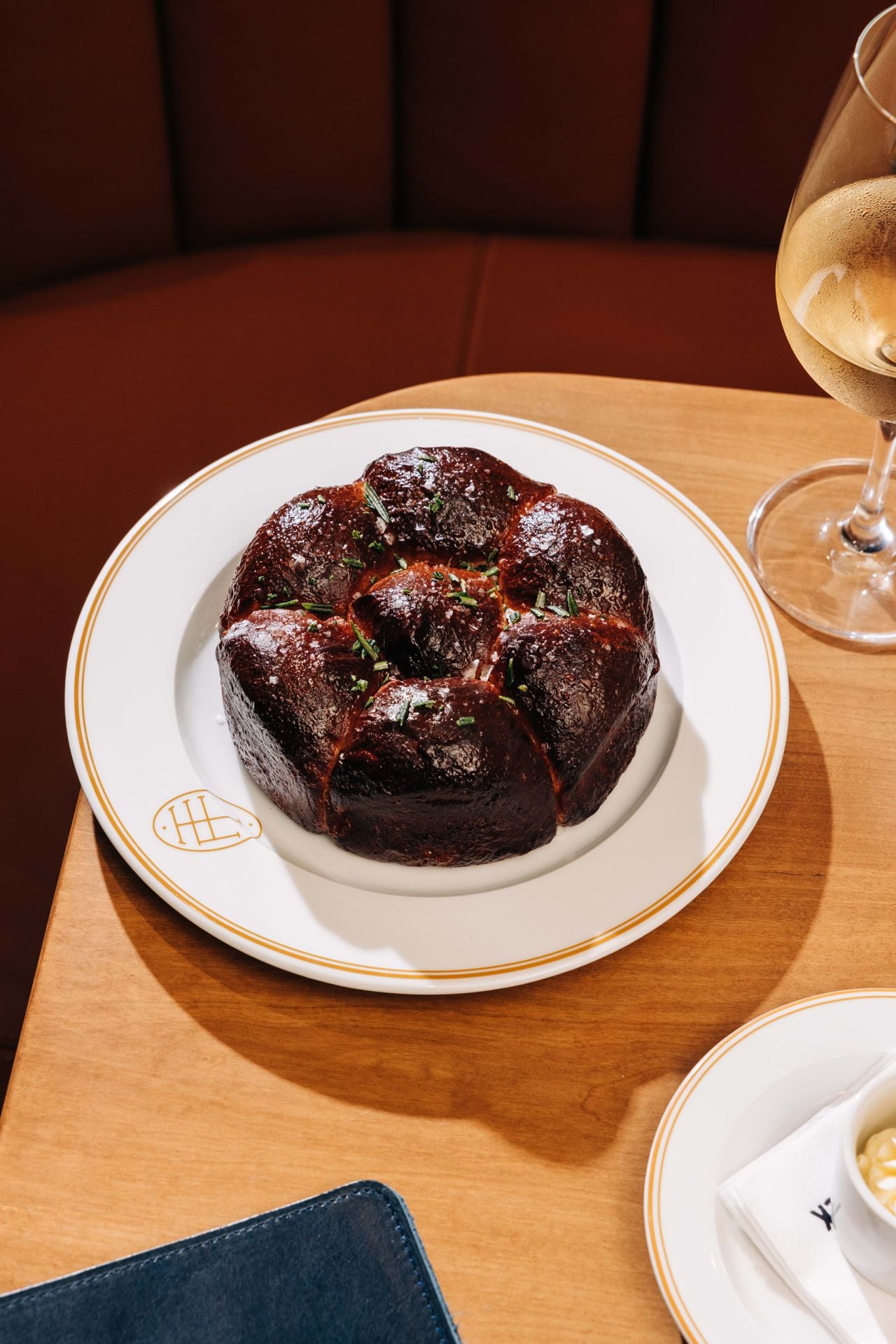 For The Frederick’s take on classic Parker Rolls, Vitiello slathers pull-apart buns in buttery molasses and bakes them to golden perfection
