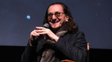 It turns out Geddy Lee has known Muscle Guy for years