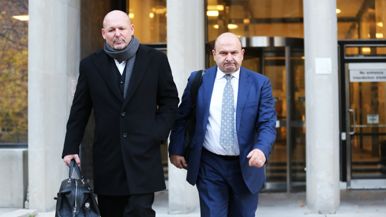 A Toronto judge found two men guilty in the St. Michael's Hospital fraud case today