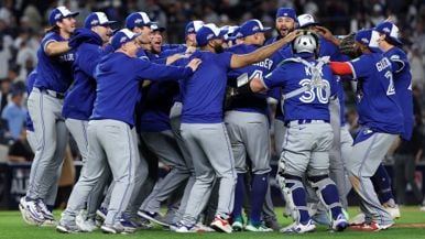A rapper and a rock star teamed up for a new Blue Jays song