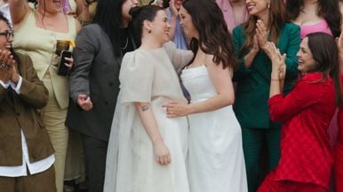 Real Weddings: Inside a Virgin Radio host's joyful ceremony with chosen family