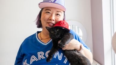 Inside the massive hat collection of a Blue Jays superfan