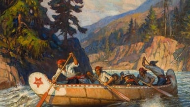 These paintings being auctioned off by the Hudson's Bay Company will incite bidding wars