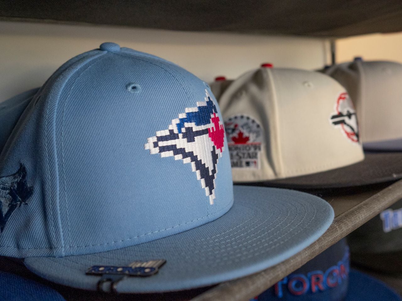 Inside the massive hat collection of a Blue Jays superfan