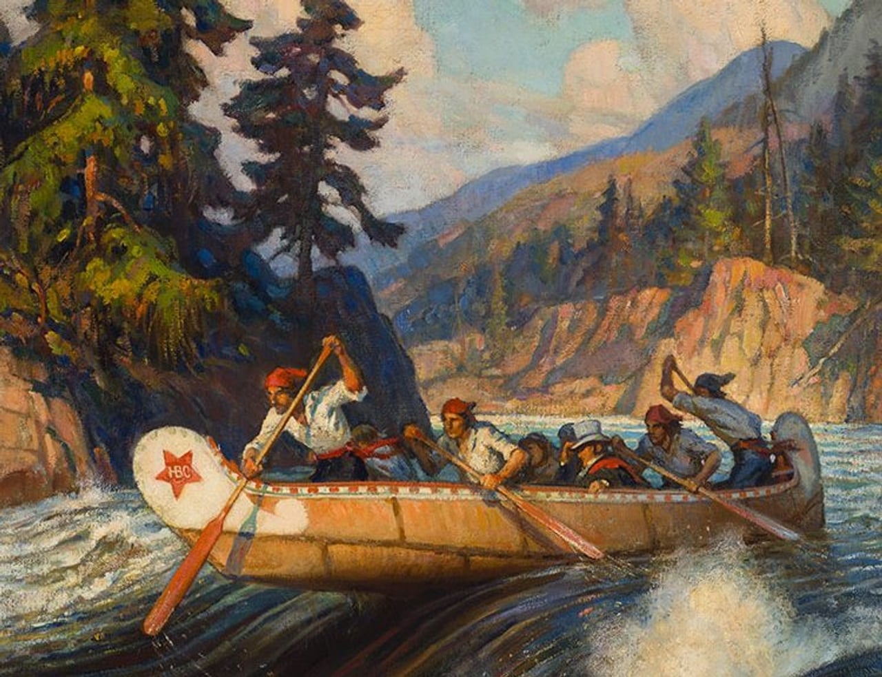 These paintings being auctioned off by the Hudson's Bay Company will incite bidding wars