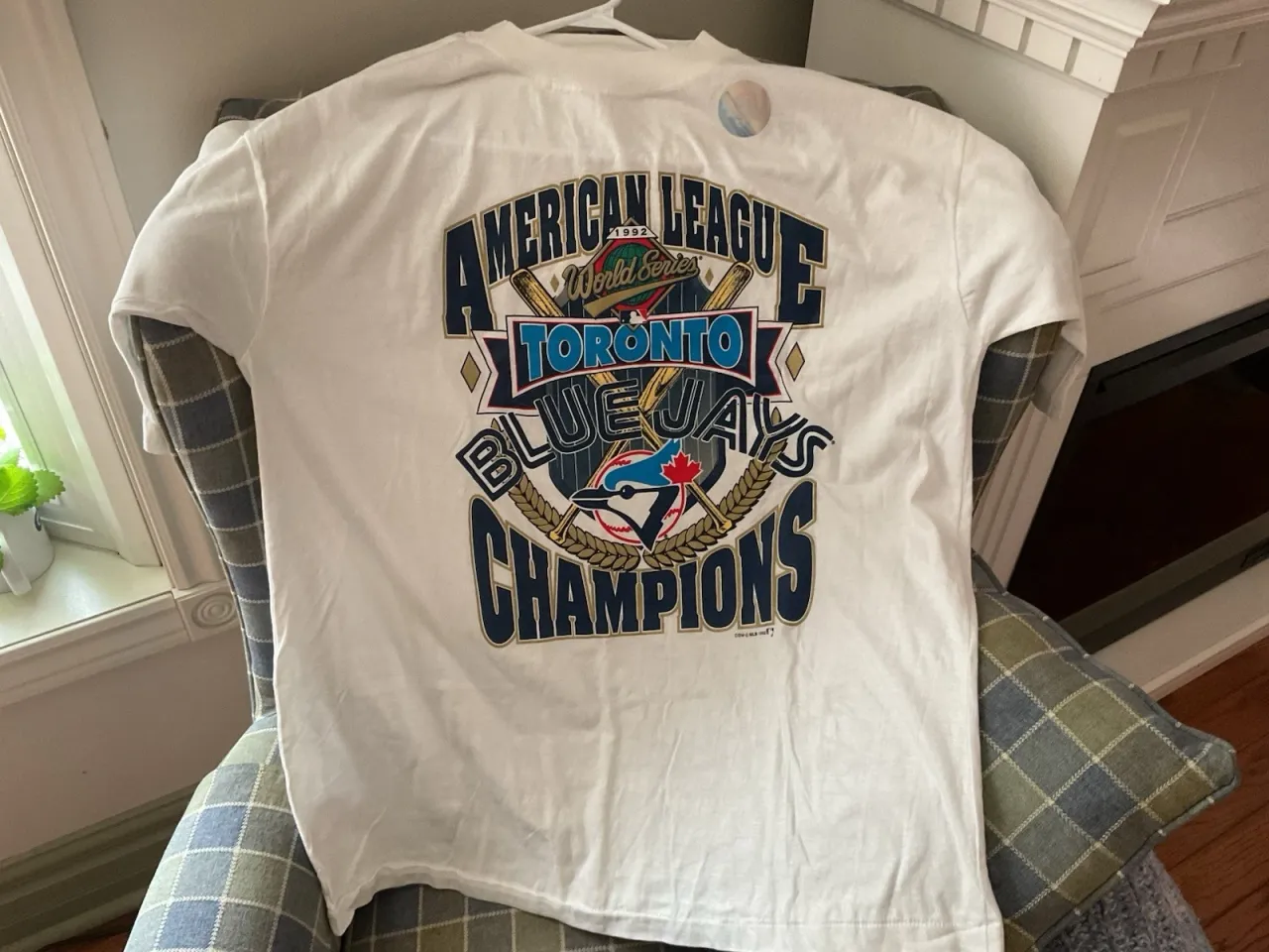 1992 world series shirt.