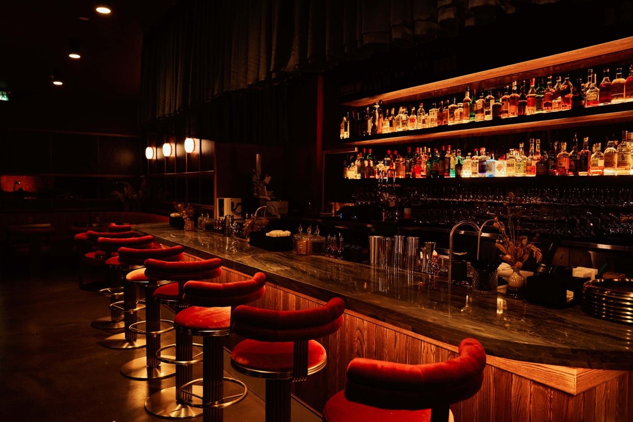 The moody bar at Bar Cart