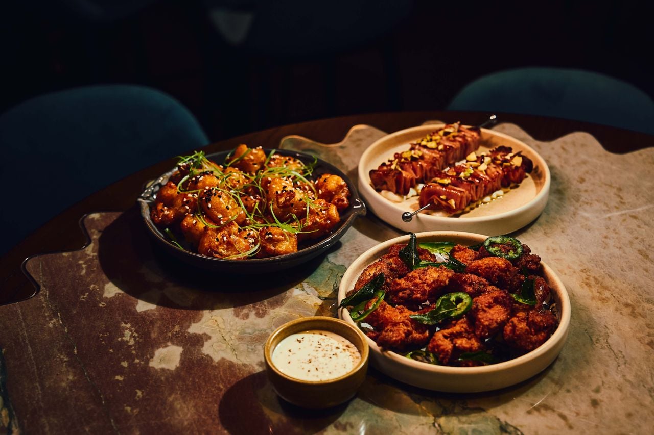 A selection of snacks at Bar Cart