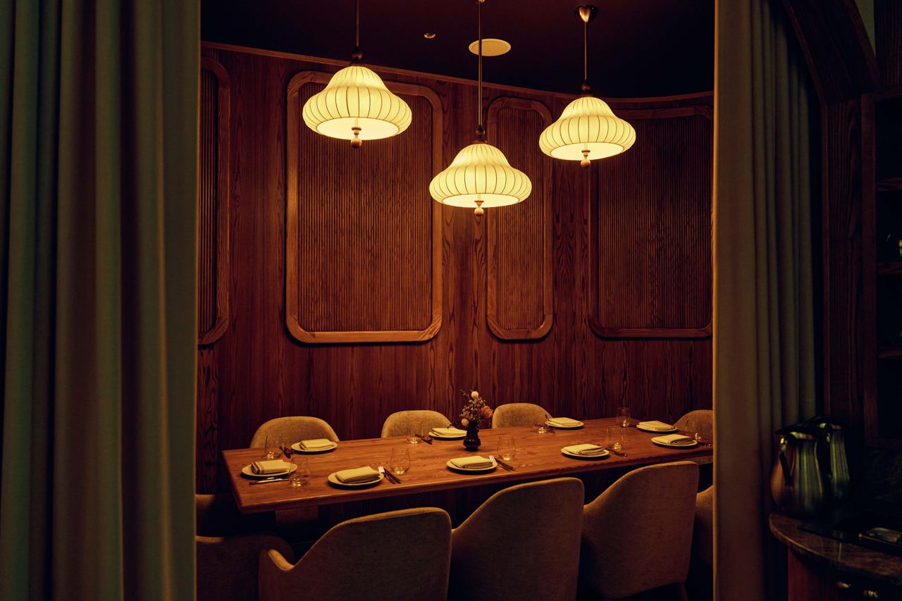 The semi-private dining room at Eloise
