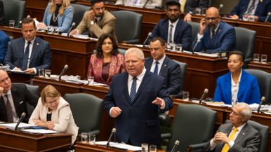 Doug Ford told protesters to “go find a job"
