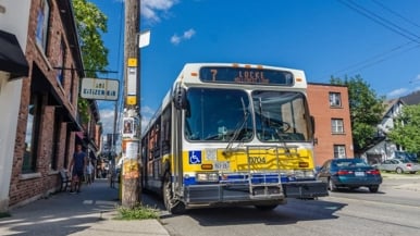 A Hamilton man took a city bus for a joy ride