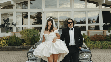 Real Weddings: Inside a kitschy art-filled celebration at the June Motel