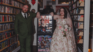 Real Weddings: Inside a movie-themed bash at the Revue Cinema