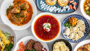 This sort-of-secret Ukrainian restaurant shares space with a sushi spot