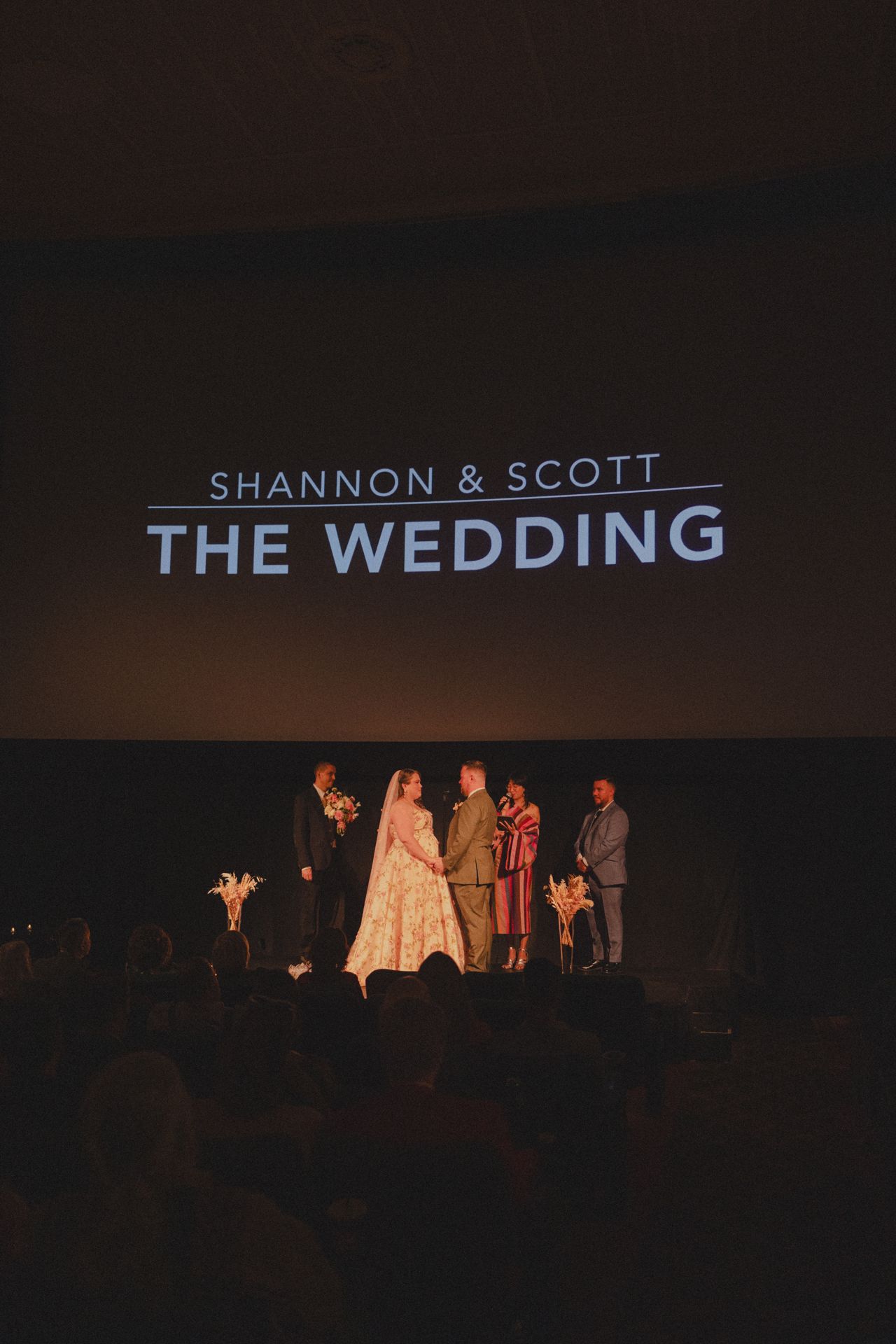 Real Weddings: Inside a movie-themed bash at the Revue Cinema