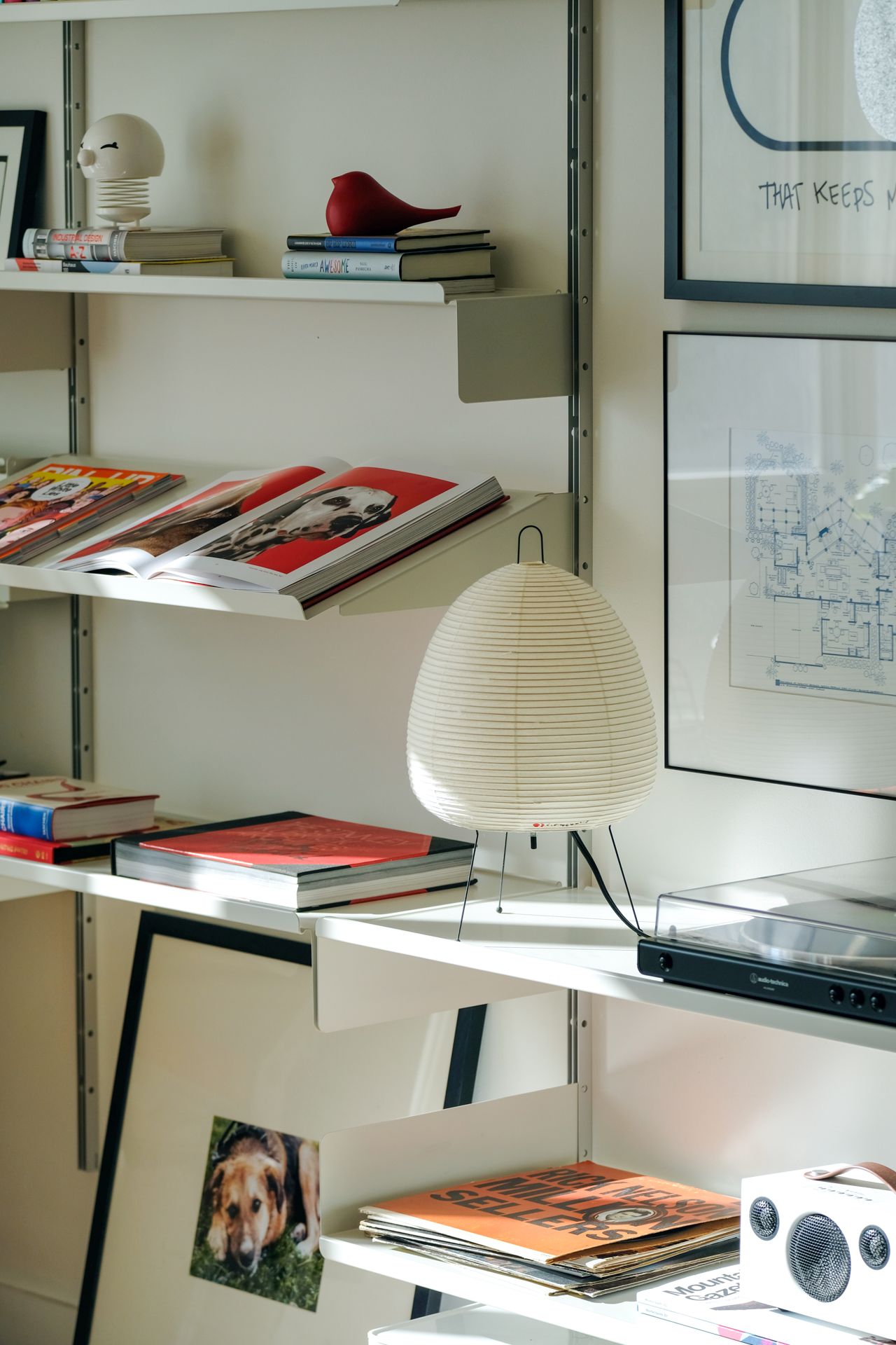 Inside the Bauhaus-inspired home of an “anti-beige activist”