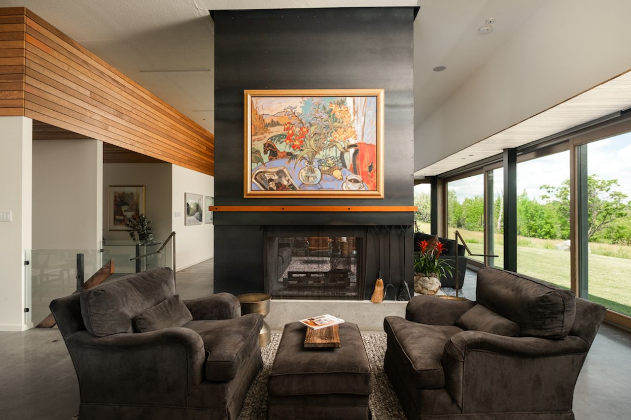 toronto-life-real-estate-erin-ontario-bungalow-veggie-farm-wine-barrel-island-7 $7 million for a brilliant bungalow in rural Erin with 98 acres and an organic veggie farm