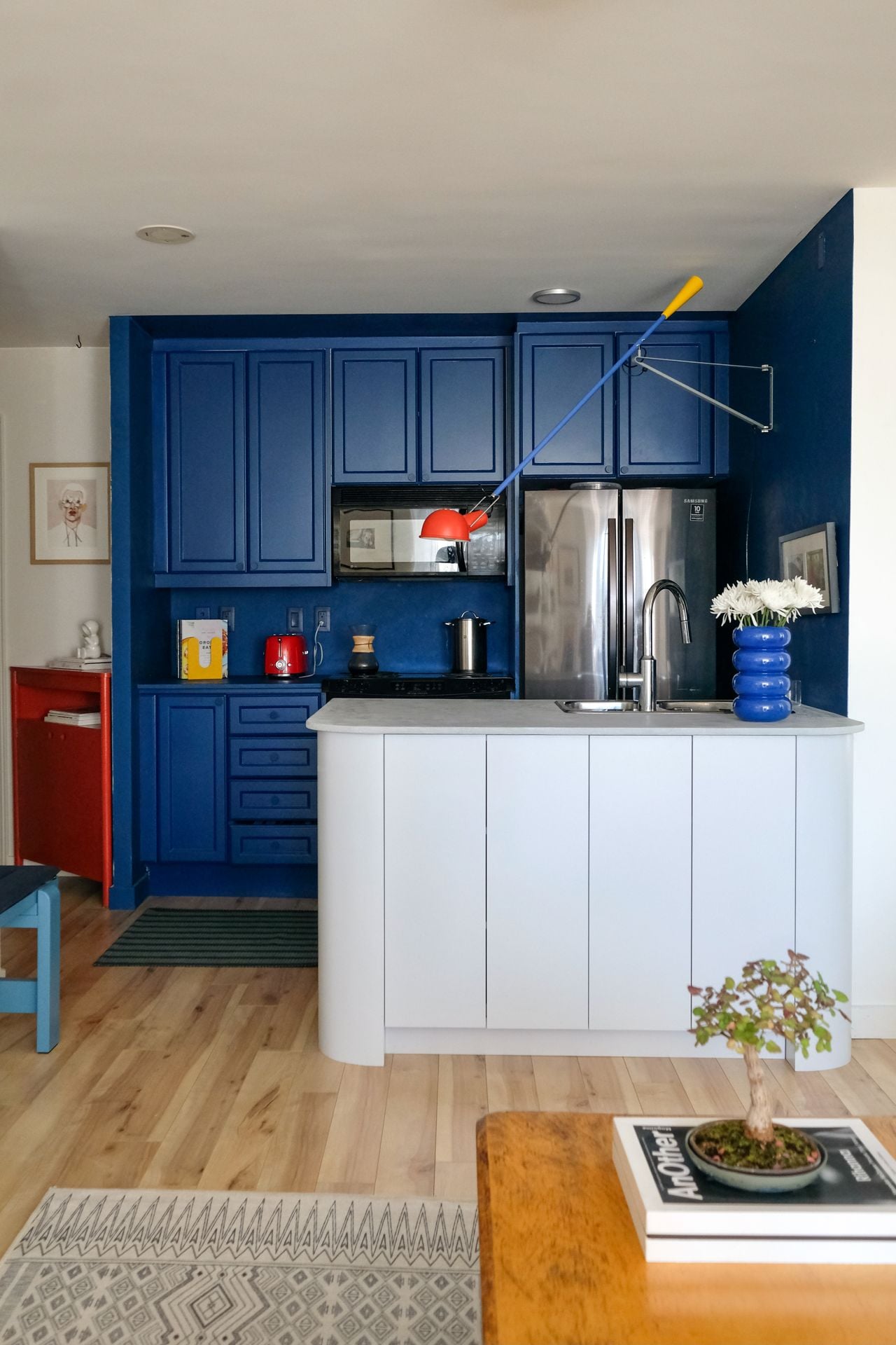 Inside the Bauhaus-inspired home of an “anti-beige activist”