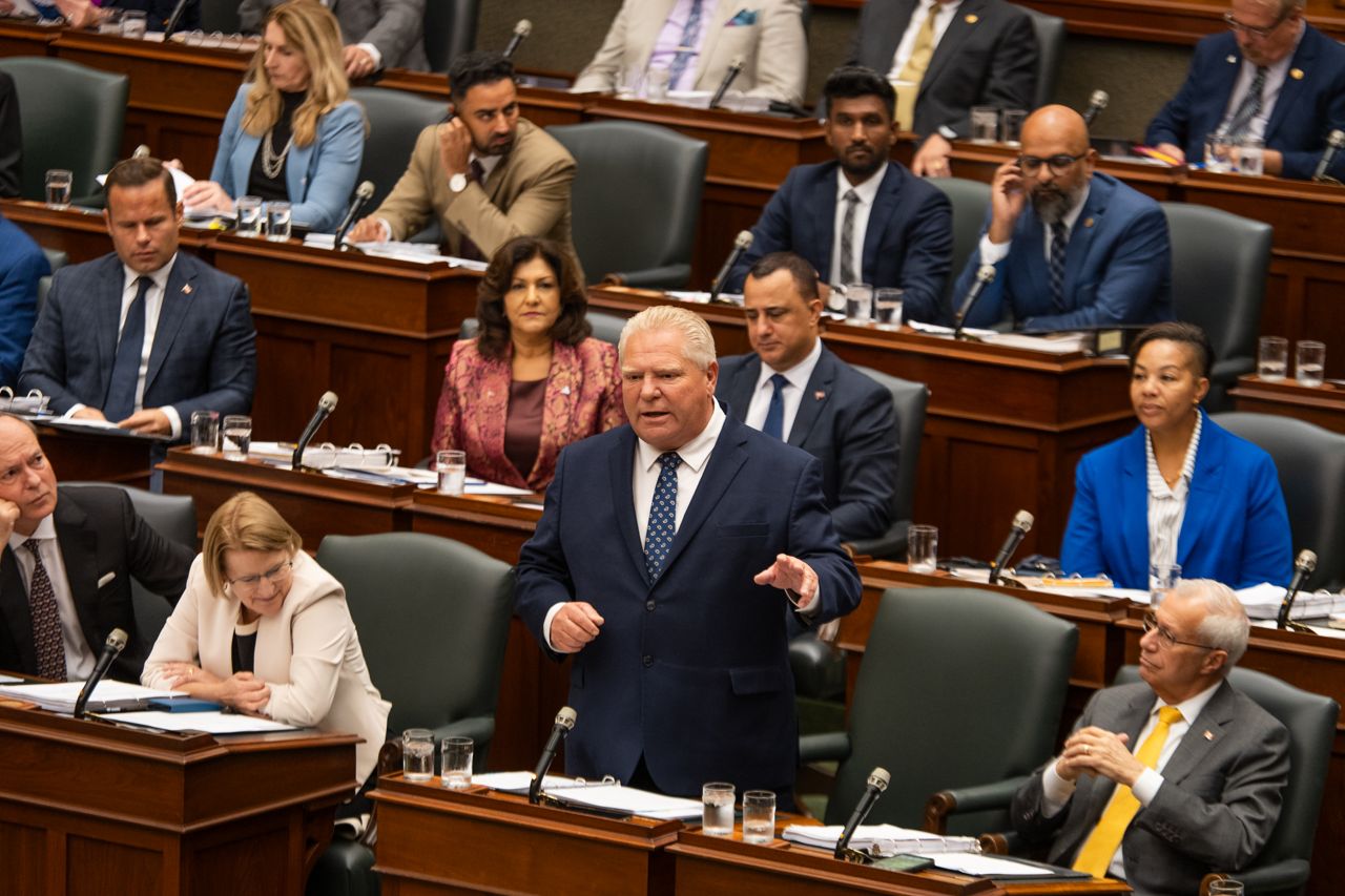 Doug Ford told protesters to “go find a job"