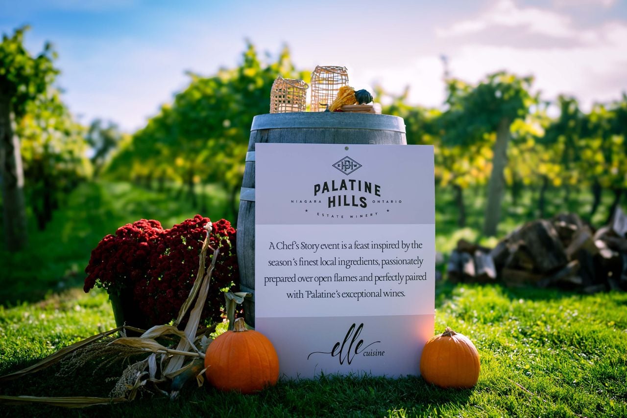 A Chef’s Story at Palatine Hills Estate Winery celebrated Niagara’s seasonal bounty