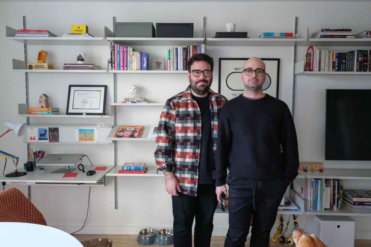 Two men in a condo