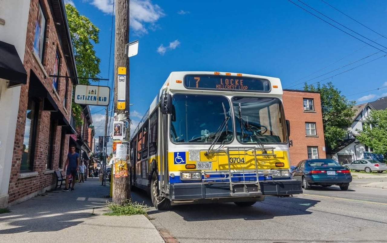 A Hamilton man took a city bus for a joy ride