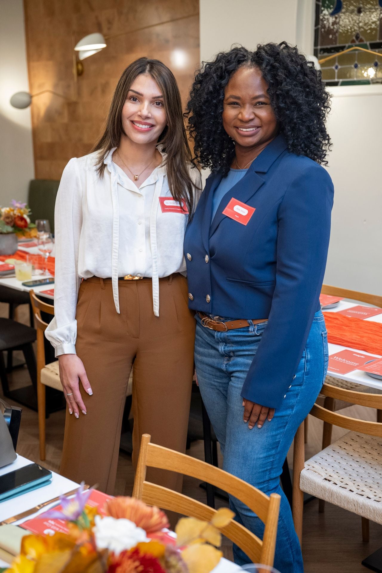 Dr. Sonal Talwar, family physician and Maple Provider, and Kimberlee West, Maple’s director of product marketing