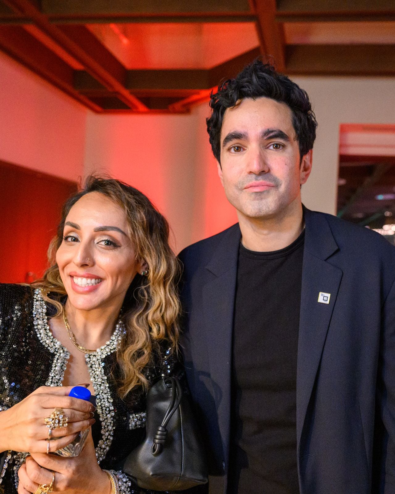 Andrew Boozary (right) and guest