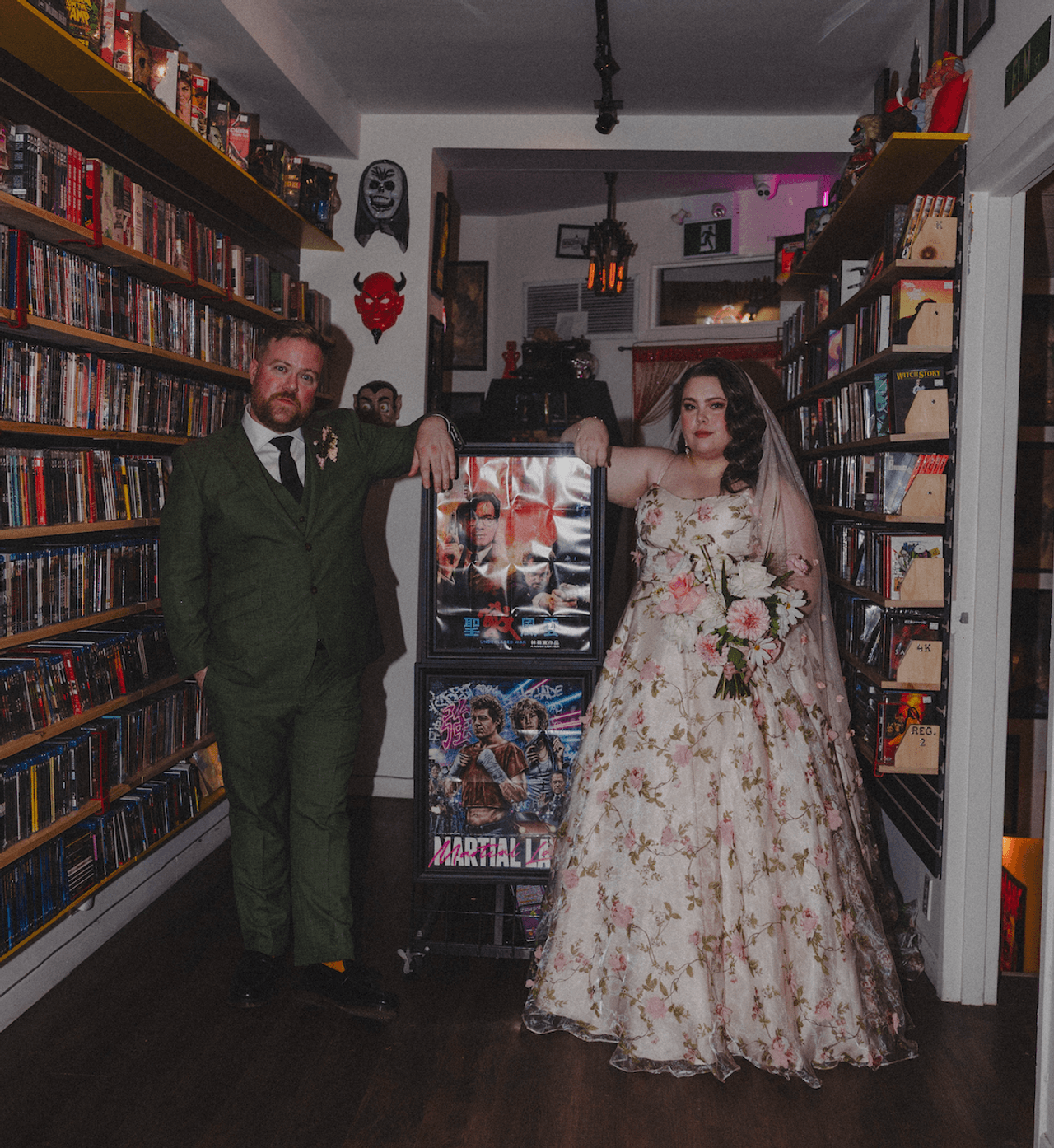 Real Weddings: Inside a movie-themed bash at the Revue Cinema