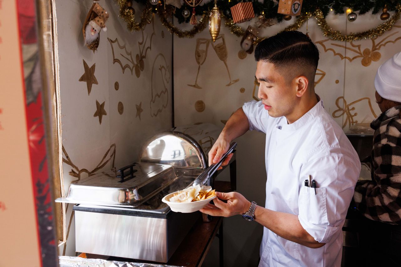 Chef Eric Wong makes his take on poutine