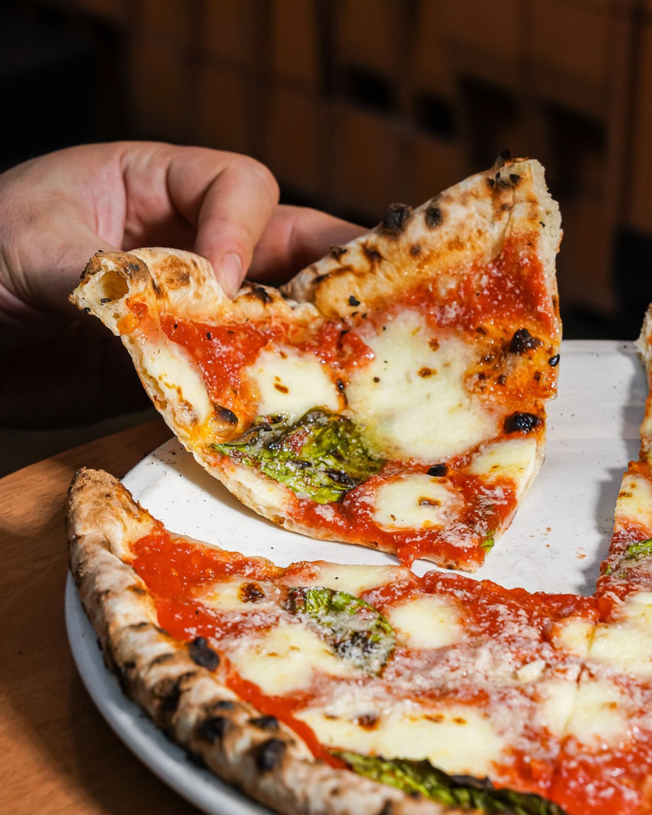 A margherita pizzs