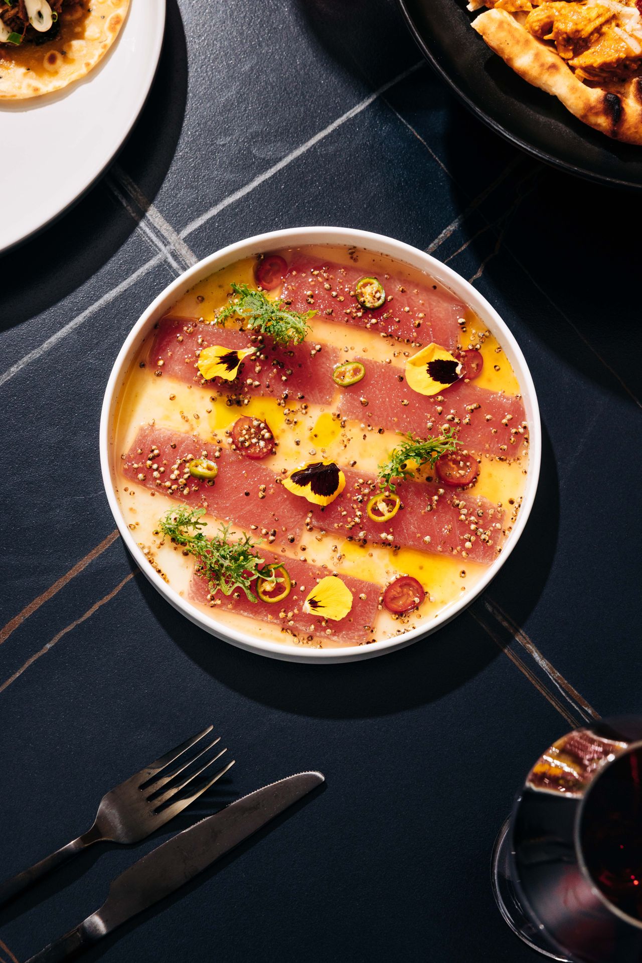 Yellowtail crudo