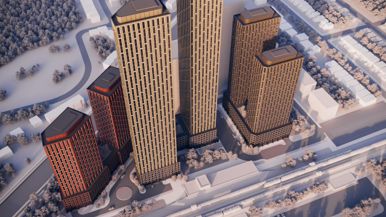 Six new towers have been proposed for Scarborough's Guildwood GO station