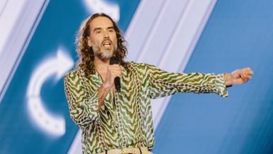 Russell Brand is trashing Justin Trudeau
