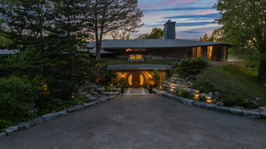 $8.3 million for an estate in King with a hobbit door inspired by Frank Lloyd Wright